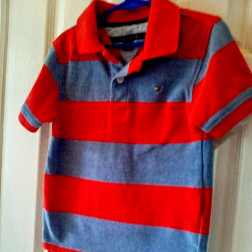 3/$15.-Tommy Hilfiger Polo-type Shirt, Size 6 kids